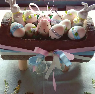 Ručno rađeni uskrsni dekor