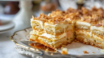 Recept za jednostavan kolač od keksa i pudinga bez pečenja