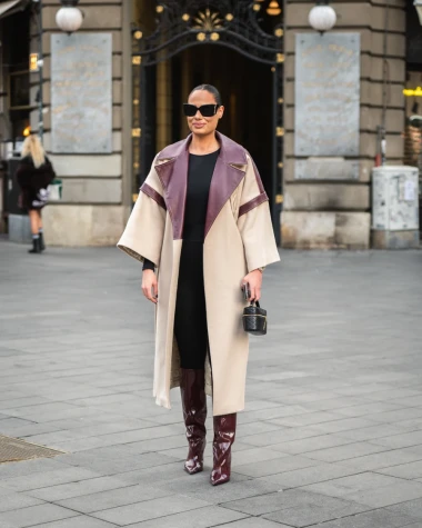 Zanosna crnka sa špice oduševila u kaputu i čizmama u boji sezone, želimo kopirati baš sve